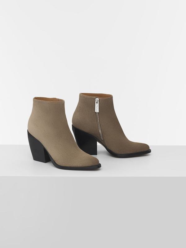 Chloé Botas Mujer Rylee Gris Calfskin RMGK72698